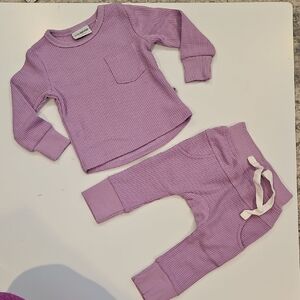 Purple Baby Outfit Set